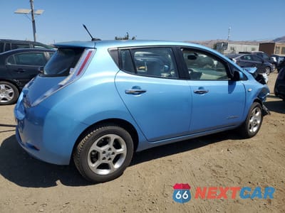 Trzecie zdjęcie samochodu z tyłu: 2011 NISSAN LEAF SV VIN:JN1AZ0CP0BT005075 - miniatura