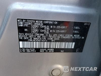 Zdjęcie 13 z 15 samochodu: 2017 TOYOTA RAV4 HV LE VIN:JTMRJREV0HD146416 - miniatura