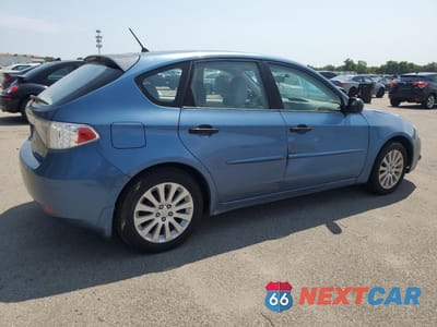 Trzecie zdjęcie samochodu z tyłu: 2008 SUBARU IMPREZA 2.5I VIN:JF1GH61698H827706 - miniatura