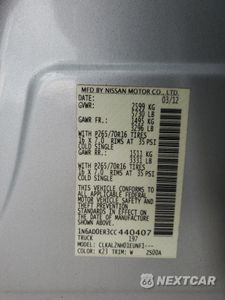 Zdjęcie 12 z 12 samochodu: 2012 NISSAN FRONTIER S VIN:1N6AD0ER3CC440407 - miniatura