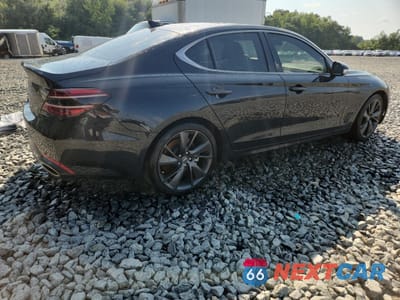 Trzecie zdjęcie samochodu z tyłu: 2022 GENESIS G70 BASE VIN:KMTG54TE3NU081771 - miniatura