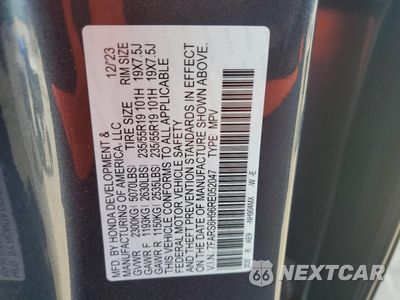 Zdjęcie 12 z 12 samochodu: 2024 HONDA CR-V SPORT TOURING VIN:7FARS6H96RE052047 - miniatura