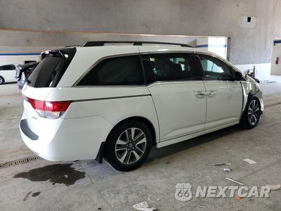 Trzecie zdjęcie samochodu z tyłu: 2017 HONDA ODYSSEY TOURING VIN:5FNRL5H96HB012407 - miniatura