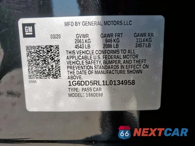 Zdjęcie 12 z 15 samochodu: 2022 CADILLAC CT4-V VIN:1G6DD5RL1L0134958 - miniatura