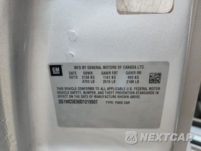 Zdjęcie 12 z 14 samochodu: 2013 CHEVROLET IMPALA LTZ VIN:2G1WC5E38D1219907 - miniatura