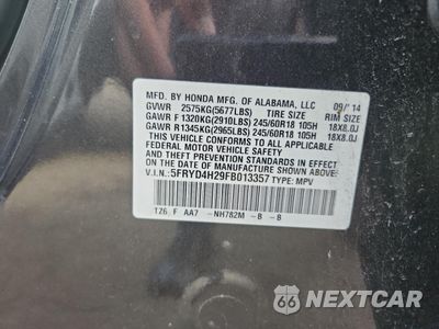 Zdjęcie 13 z 13 samochodu: 2015 ACURA MDX VIN:5FRYD4H29FB013357 - miniatura