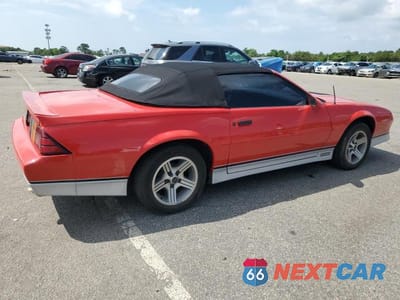 Trzecie zdjęcie samochodu z tyłu: 1988 CHEVROLET CAMARO VIN:1G1FP31E0JL169204 - miniatura
