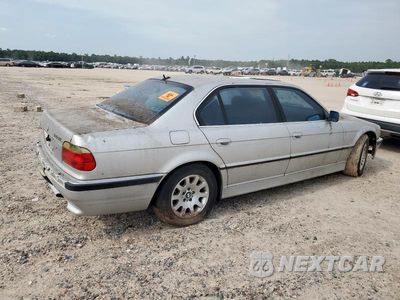 Trzecie zdjęcie samochodu z tyłu: 2001 BMW 740 VIN:WBAGH83451DP27923 - miniatura