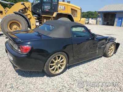 Trzecie zdjęcie samochodu z tyłu: 2001 HONDA S2000 VIN:JHMAP11461T001966 - miniatura