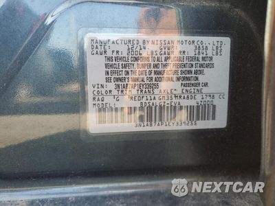 Zdjęcie 12 z 13 samochodu: 2014 NISSAN SENTRA S VIN:3N1AB7AP1EY339255 - miniatura