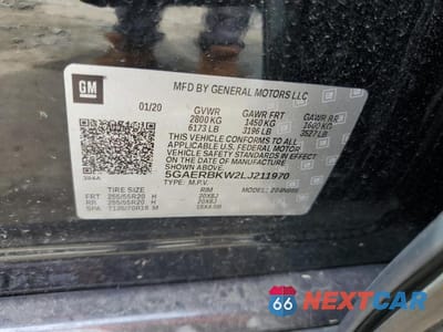 Zdjęcie 14 z 14 samochodu: 2020 BUICK ENCLAVE VIN:5GAERBKW2LJ211970 - miniatura