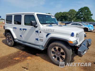 Czwarte zdjęcie samochodu z boku: 2018 JEEP WRANGLER UNLIMITED SAHARA VIN:1C4HJXEG0JW143611 - miniatura