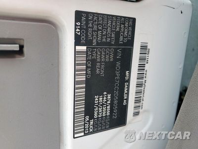 Zdjęcie 13 z 13 samochodu: 2013 MERCEDES-BENZ SPRINTER 2500 VIN:WD3PE7CC2D5805922 - miniatura