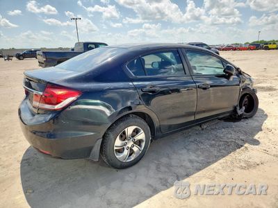 Trzecie zdjęcie samochodu z tyłu: 2013 HONDA CIVIC LX VIN:2HGFB2F51DH300331 - miniatura