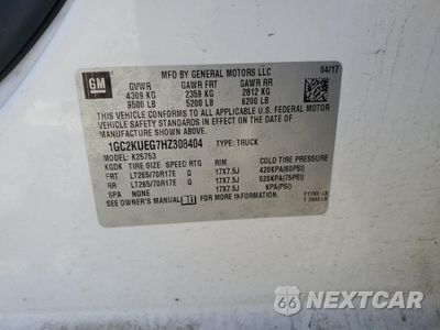 Zdjęcie 12 z 12 samochodu: 2017 CHEVROLET SILVERADO K2500 HEAVY DUTY VIN:1GC2KUEG7HZ308404 - miniatura