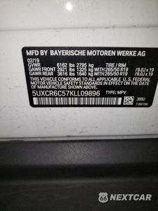 Zdjęcie 12 z 12 samochodu: 2019 BMW X5 XDRIVE40I VIN:5UXCR6C57KLL09896 - miniatura