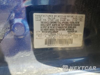 Zdjęcie 12 z 14 samochodu: 2018 NISSAN VERSA S VIN:3N1CN7AP2JL885425 - miniatura