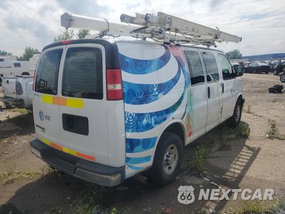 Trzecie zdjęcie samochodu z tyłu: 2014 CHEVROLET EXPRESS G2500 VIN:1GCWGFCA0E1156361 - miniatura