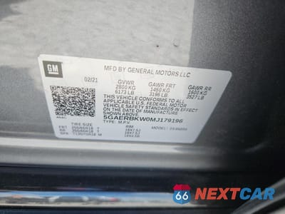 Zdjęcie 12 z 14 samochodu: 2021 BUICK ENCLAVE ESSENCE VIN:5GAERBKW0MJ179196 - miniatura