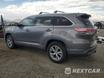 Drugie zdjęcie samochodu z przodu: 2014 TOYOTA HIGHLANDER XLE VIN:5TDKKRFHXES018708 - miniatura