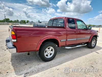 Trzecie zdjęcie samochodu z tyłu: 2000 TOYOTA TUNDRA ACCESS CAB VIN:5TBRT3414YS042272 - miniatura
