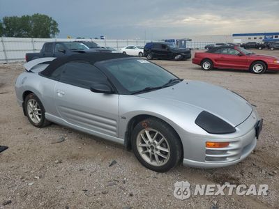 Czwarte zdjęcie samochodu z boku: 2001 MITSUBISHI ECLIPSE SPYDER GT VIN:4A3AE55H11E001970 - miniatura