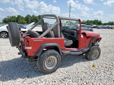 Trzecie zdjęcie samochodu z tyłu: 1991 JEEP WRANGLER / YJ VIN:2J4FY29SXMJ109976 - miniatura