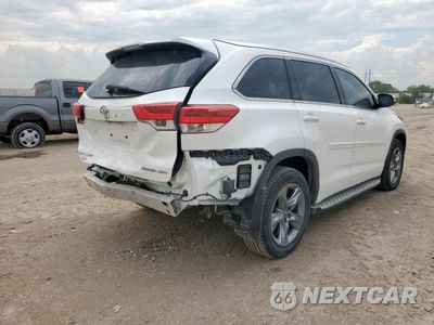 Trzecie zdjęcie samochodu z tyłu: 2019 TOYOTA HIGHLANDER LIMITED VIN:5TDDZRFH7KS976625 - miniatura