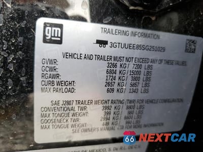 Zdjęcie 12 z 12 samochodu: 2025 GMC SIERRA K1500 AT4 VIN:3GTUUEE85SG251029 - miniatura