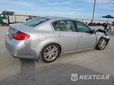 Trzecie zdjęcie samochodu z tyłu: 2010 INFINITI G37 BASE VIN:JN1CV6AP5AM203976 - miniatura