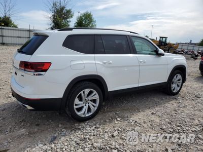 Trzecie zdjęcie samochodu z tyłu: 2022 VOLKSWAGEN ATLAS SE VIN:1V2HR2CA0NC545189 - miniatura