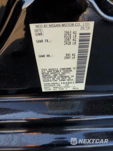 Zdjęcie 12 z 14 samochodu: 2020 NISSAN ALTIMA S VIN:1N4BL4BV6LC164801 - miniatura