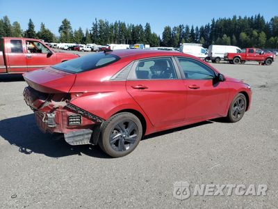 Trzecie zdjęcie samochodu z tyłu: 2021 HYUNDAI ELANTRA SEL VIN:KMHLM4AG3MU072843 - miniatura