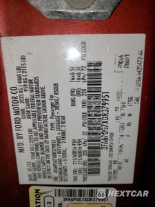 Zdjęcie 12 z 12 samochodu: 2013 FORD FUSION S VIN:3FA6P0G7XDR379951 - miniatura