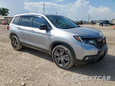 Czwarte zdjęcie samochodu z boku: 2019 HONDA PASSPORT EXL VIN:5FNYF8H57KB016040 - miniatura
