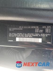 Zdjęcie 12 z 12 samochodu: 2010 VOLVO S40 2.4I VIN:YV1382MS0A2507929 - miniatura