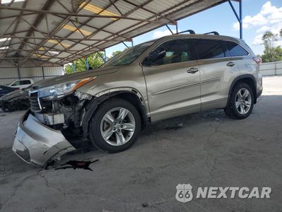 2015 TOYOTA HIGHLANDER LIMITED 5TDYKRFH2FS059717 - główne zdjęcie licytacji z USA - miniatura