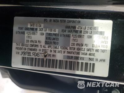 Zdjęcie 13 z 14 samochodu: 2024 MAZDA CX-5 SELECT VIN:JM3KFBBL1R0457771 - miniatura