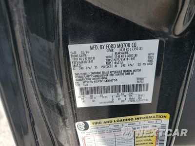Zdjęcie 12 z 14 samochodu: 2014 FORD F150 SUPERCREW VIN:1FTFW1EF5EKE54705 - miniatura