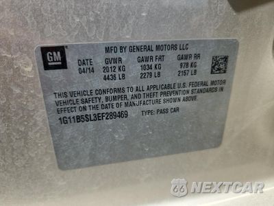 Zdjęcie 13 z 15 samochodu: 2014 CHEVROLET MALIBU LS VIN:1G11B5SL3EF289469 - miniatura