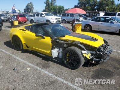 Czwarte zdjęcie samochodu z boku: 2019 CHEVROLET CORVETTE Z06 3LZ VIN:1G1YT3D68K5609085 - miniatura