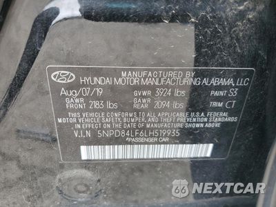 Zdjęcie 12 z 15 samochodu: 2020 HYUNDAI ELANTRA SEL VIN:5NPD84LF6LH519935 - miniatura