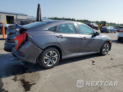 Trzecie zdjęcie samochodu z tyłu: 2017 HONDA CIVIC LX VIN:2HGFC2F50HH574879 - miniatura