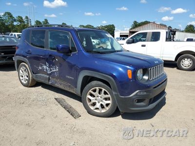 Czwarte zdjęcie samochodu z boku: 2017 JEEP RENEGADE LATITUDE VIN:ZACCJABBXHPF15494 - miniatura