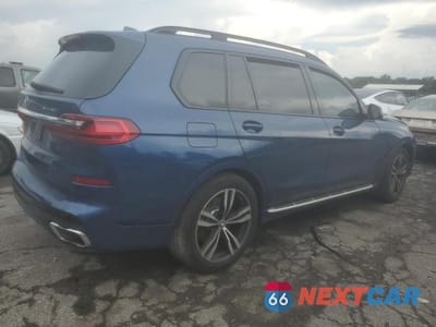 Trzecie zdjęcie samochodu z tyłu: 2022 BMW X7 XDRIVE40I VIN:5UXCW2C04N9J99509 - miniatura