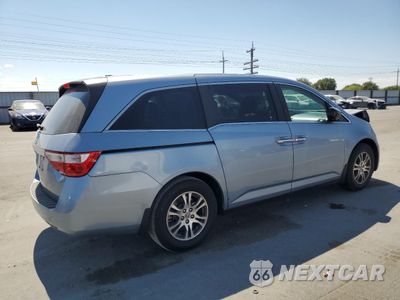 Trzecie zdjęcie samochodu z tyłu: 2013 HONDA ODYSSEY EXL VIN:5FNRL5H63DB078946 - miniatura