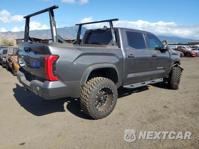 Trzecie zdjęcie samochodu z tyłu: 2022 TOYOTA TUNDRA CREWMAX SR VIN:5TFLA5DB8NX020000 - miniatura