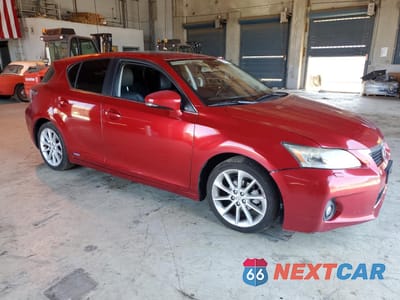 Czwarte zdjęcie samochodu z boku: 2012 LEXUS CT 200 VIN:JTHKD5BH7C2062905 - miniatura
