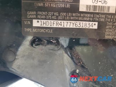 Zdjęcie 9 z 9 samochodu: 2007 HARLEY-DAVIDSON FLHRCI VIN:1HD1FR4177Y631834 - miniatura