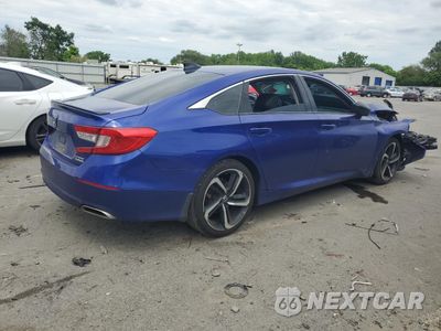 Trzecie zdjęcie samochodu z tyłu: 2021 HONDA ACCORD SPORT SE VIN:1HGCV1F44MA001507 - miniatura